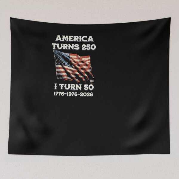 Item preview, America Turns 250 I Turn 50 designed and sold by TheEndDesign.