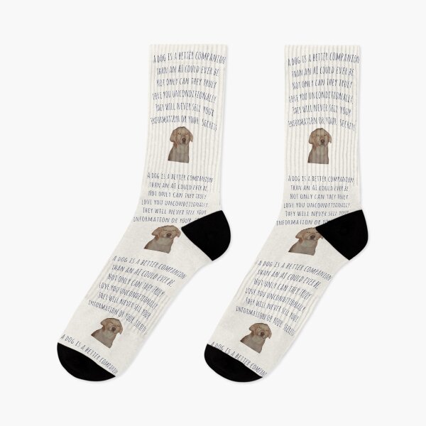 Item preview, Dog Friends are Better than AI Friends  designed and sold by Amanda1775.