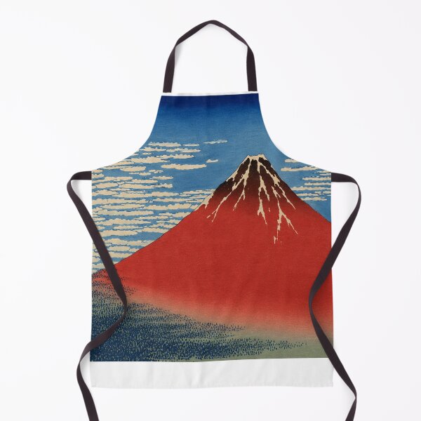 Item preview, Classic Red Fuji – Hokusai Inspired Ukiyo-e Landscape designed and sold by Hidden Japan Coloring Book.