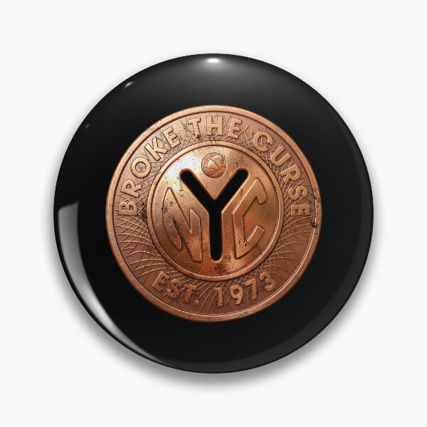 Item preview, Broke The Curse NYC Basketball Bronze Token Design designed and sold by EthosWear.