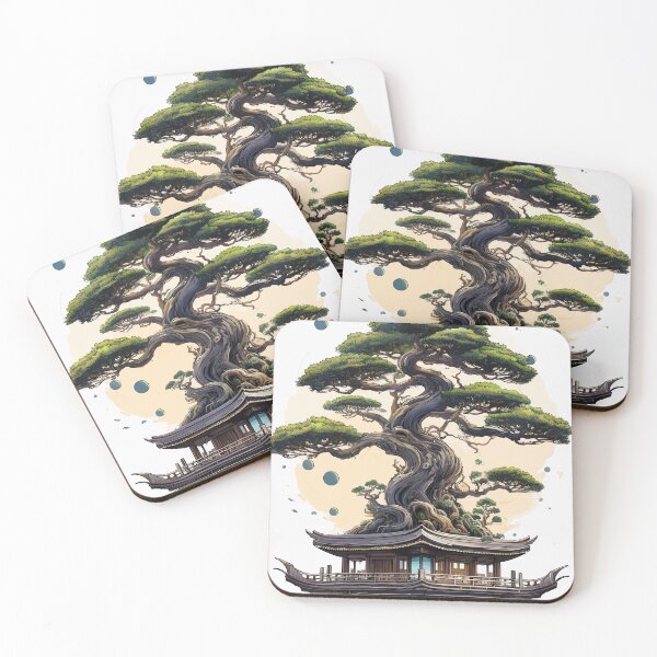 Item preview, The Bonsai Temple of Stars designed and sold by bb-15artstudio.