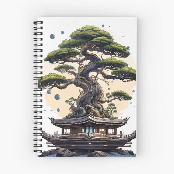 Item preview, The Bonsai Temple of Stars designed and sold by bb-15artstudio.