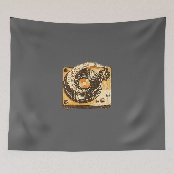 Item preview, Vintage Vinyl Record Player Retro Music Lover DJ Turntable designed and sold by MagicMakerPh⭐⭐⭐⭐⭐.