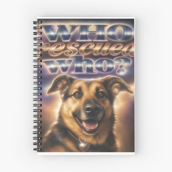 Artikelvorschau, Wer hat wen gerettet? – Lächelndes Rettungs-Schäferhund-T-Shirt entworfen und verkauft von Wabidasse's Tip-Top Tees.