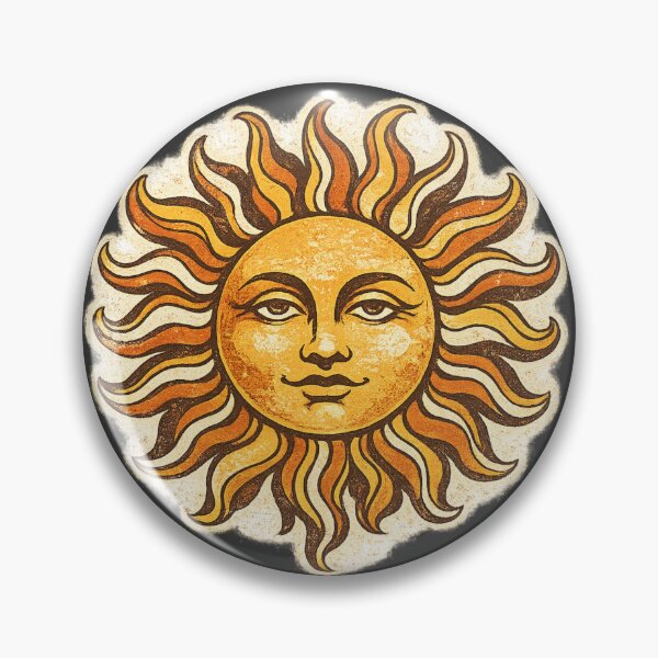 Item preview, Vintage Psychedelic Sun Face Retro Boho Celestial Graphic designed and sold by MagicMakerPh⭐⭐⭐⭐⭐.