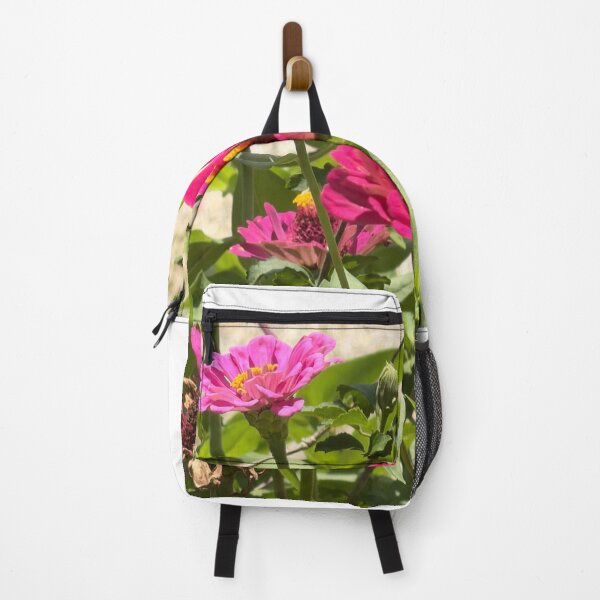 Item preview, Colorful Zinnia Flowers Blooming in a Summer Garden. designed and sold by Pearls1.