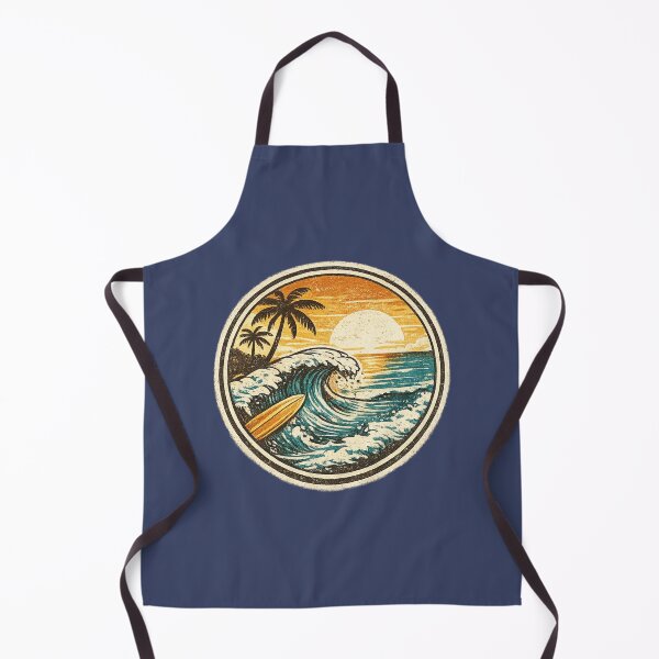 Item preview, Vintage Surf Badge California Beach Wave Retro Surfing designed and sold by MagicMakerPh⭐⭐⭐⭐⭐.