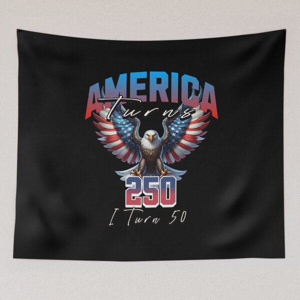 Item preview, America Turns 250 I Turn 50 designed and sold by TheEndDesign.