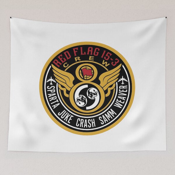 Item preview, USAF Red Flag 15-3 Bomber Crew Morale Patch designed and sold by CharlieDesings.