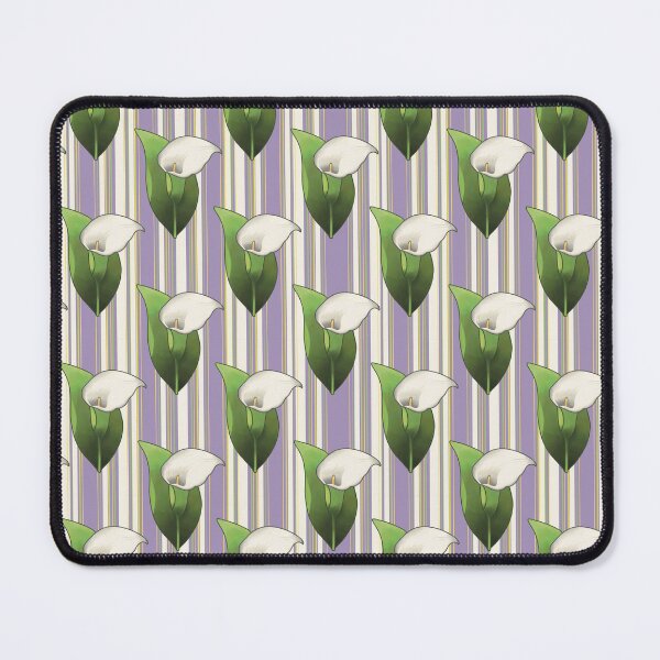 Item preview, Lavender Calla Lily Stripe Pattern designed and sold by creartdsign.