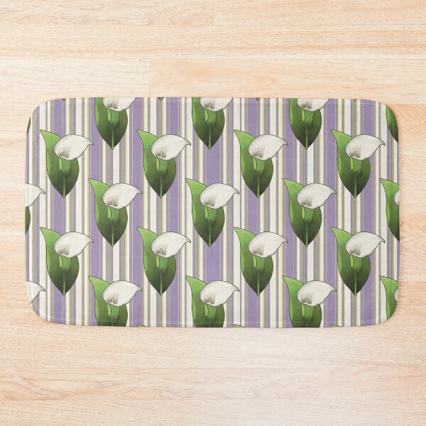 Item preview, Lavender Calla Lily Stripe Pattern designed and sold by creartdsign.
