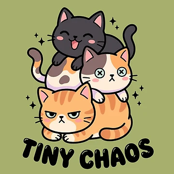 Artwork thumbnail, Cat Stack by AliveStyle