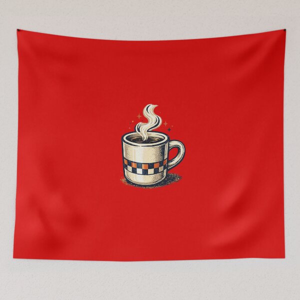 Item preview, Vintage Diner Coffee Mug Retro 1950s Americana Graphic  designed and sold by MagicMakerPh⭐⭐⭐⭐⭐.