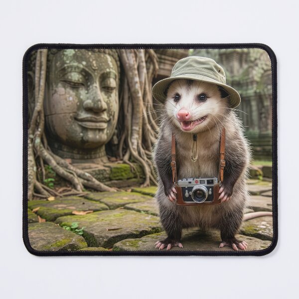 Item preview, Possum Visits Angkor Wat designed and sold by Tridentulus.