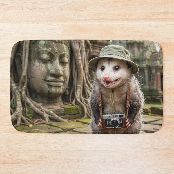 Item preview, Possum Visits Angkor Wat designed and sold by Tridentulus.