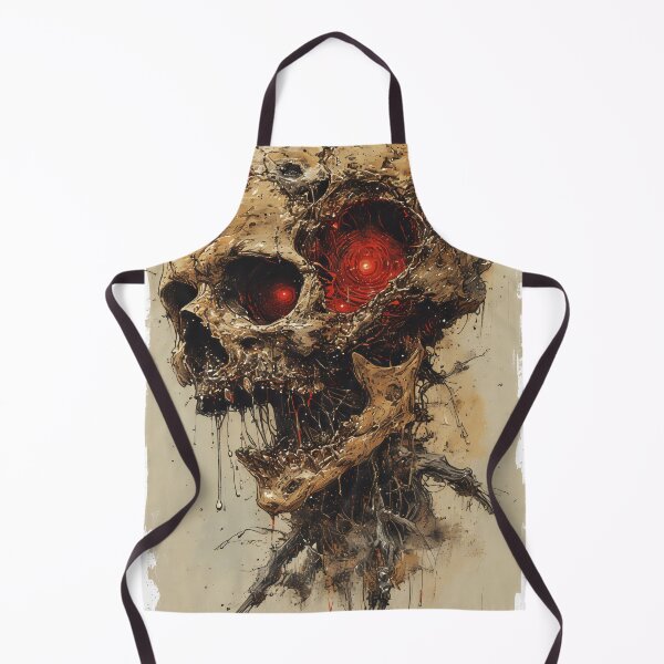 Item preview, vintage pulp art skull  designed and sold by aliraweb.