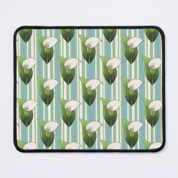 Item preview, Blue Calla Lily Stripe Pattern designed and sold by creartdsign.