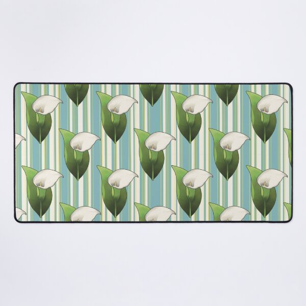Item preview, Blue Calla Lily Stripe Pattern designed and sold by creartdsign.