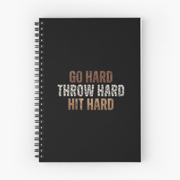 Item preview, Go Hard Throw Hard Hit Hard Baseball designed and sold by TiffanyTTees.