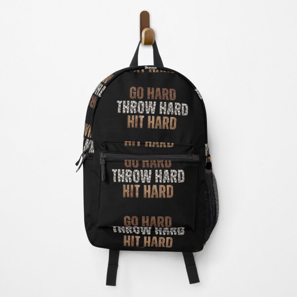 Item preview, Go Hard Throw Hard Hit Hard Baseball designed and sold by TiffanyTTees.