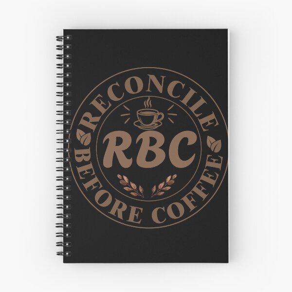 Item preview, Reconcile Before Coffee – Funny Accountant Coffee Quote Gift designed and sold by FCA SIR MERCH .