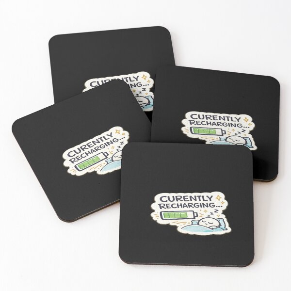 Item preview, Currently Recharging Funny Introvert Sticker designed and sold by Genzfirevibes.