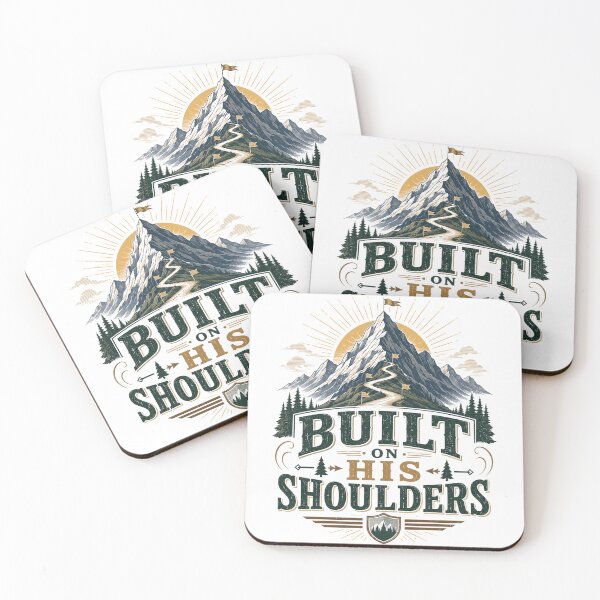 Item preview, Built On His Shoulders Dad  | Father's Day Gift Idea designed and sold by pradeepvisuals.