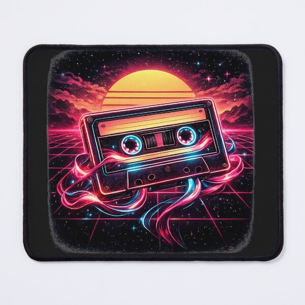 Item preview, 80s Synthwave Cassette Tape Vaporwave Retro Graphic designed and sold by MagicMakerPh.