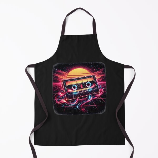 Item preview, 80s Synthwave Cassette Tape Vaporwave Retro Graphic designed and sold by MagicMakerPh.
