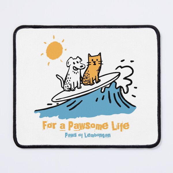 Item preview, PAWS of Lembongan - Animal Rescue Tee - For a Pawsome Life designed and sold by maroosh2026.