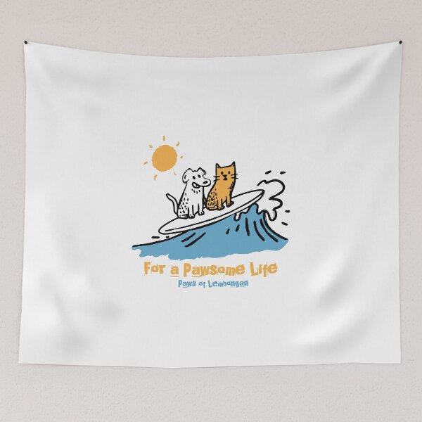 Item preview, PAWS of Lembongan - Animal Rescue Tee - For a Pawsome Life designed and sold by maroosh2026.