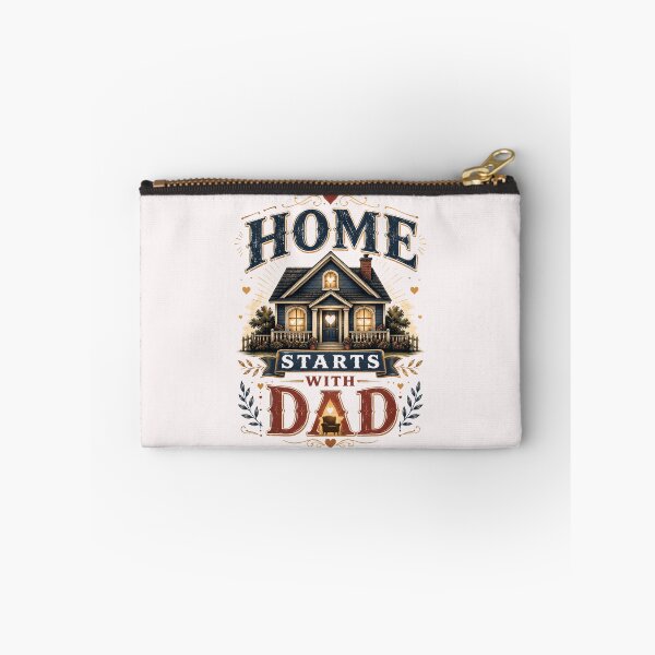 Item preview, Home Starts With Dad | Heartfelt Father's Day Gift designed and sold by pradeepvisuals.