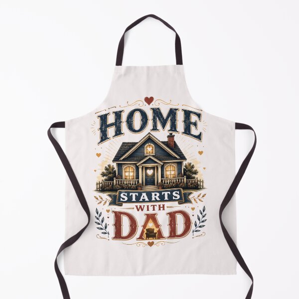 Item preview, Home Starts With Dad | Heartfelt Father's Day Gift designed and sold by pradeepvisuals.