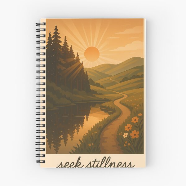 Item preview, Seek Stillness | Modern Minimal Typography Wall Art | Inspirational Affirmation Quote Print | Mindful Calm Contemporary Decor designed and sold by PaintedPixels01.