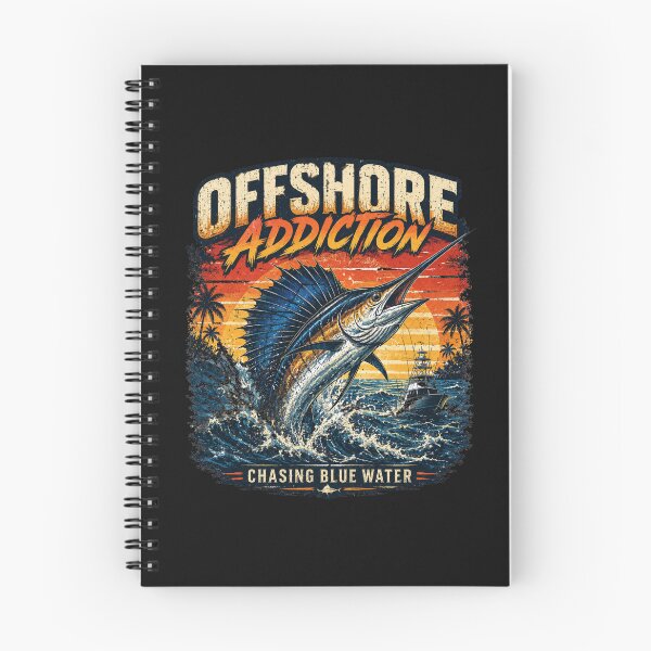 Item preview, Offshore Addiction Marlin Fishing Saltwater Sportfishing designed and sold by RawEdgeStudios.