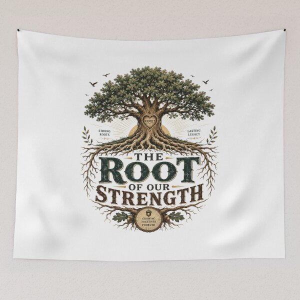Item preview, The Root Of Our Strength Dad  | Family Legacy Gift designed and sold by pradeepvisuals.