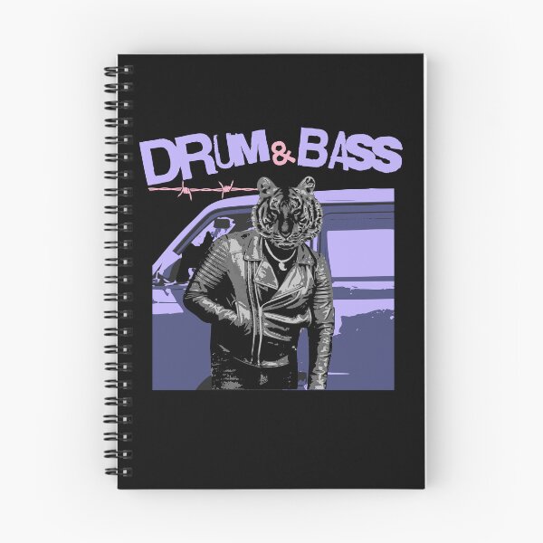 Item preview, DRUM & BASS  - Tiger Driver Dnb (lavender) designed and sold by Discothreadz.