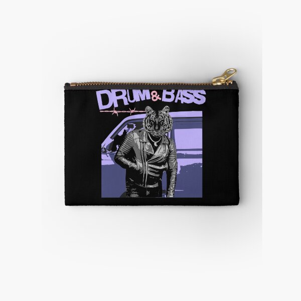 Item preview, DRUM & BASS  - Tiger Driver Dnb (lavender) designed and sold by Discothreadz.