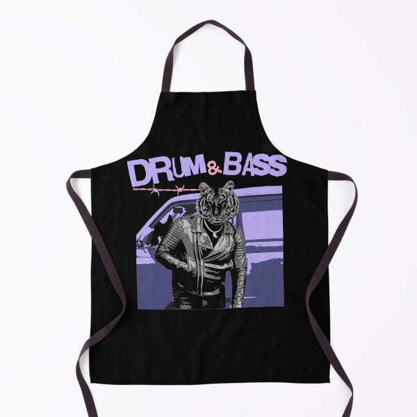 Item preview, DRUM & BASS - Tiger Driver Dnb (lavender) designed and sold by Discothreadz.
