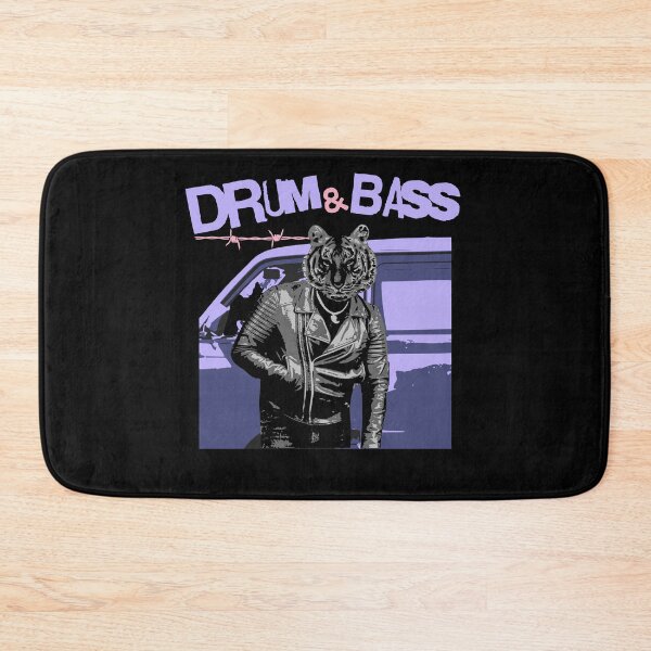 Item preview, DRUM & BASS  - Tiger Driver Dnb (lavender) designed and sold by Discothreadz.