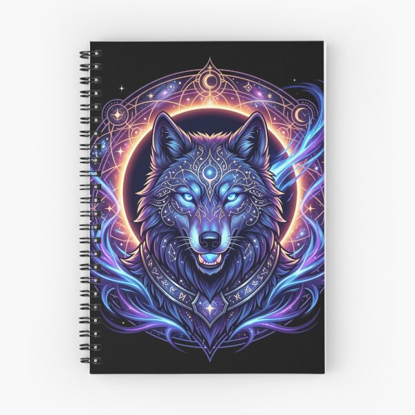 Item preview, ancient cosmic wolf designed and sold by Stickersdevelop.