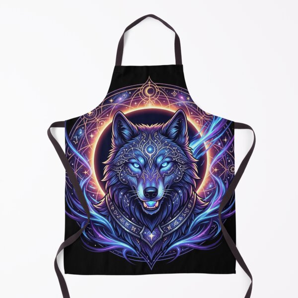 Item preview, ancient cosmic wolf designed and sold by Stickersdevelop.