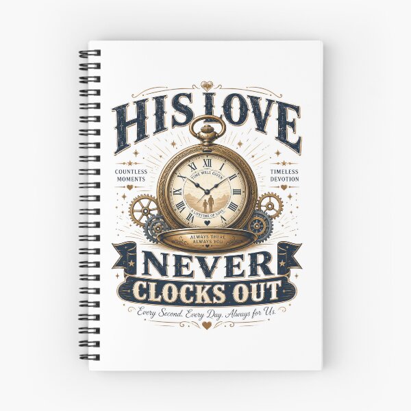Item preview, His Love Never Clocks Out | Dad Appreciation designed and sold by pradeepvisuals.