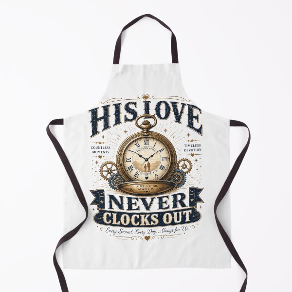 Item preview, His Love Never Clocks Out | Dad Appreciation designed and sold by pradeepvisuals.