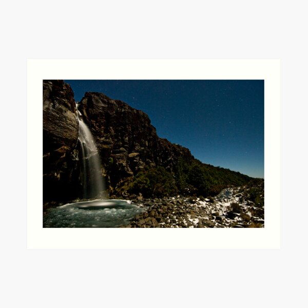Taranaki Falls. Art Print