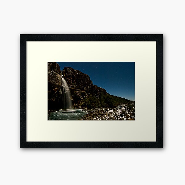 Taranaki Falls. Framed Art Print