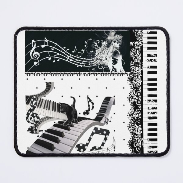 Item preview, Aesthetic PianoBlack and White Frutiger metro designed and sold by Mochiswrld.