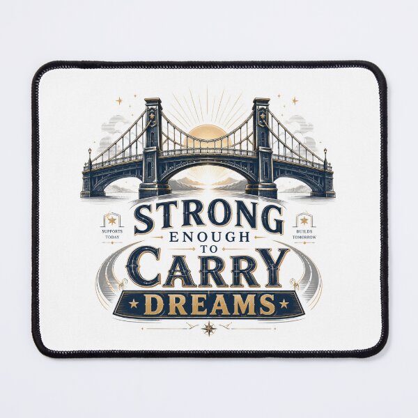 Item preview, Strong Enough To Carry Dreams | Inspirational Dad designed and sold by pradeepvisuals.