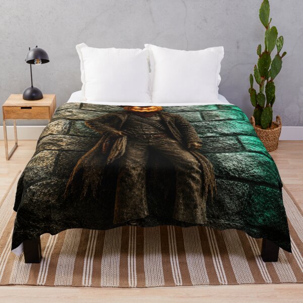 Item preview, Headless Horseman Emerald Wall - Gothic Halloween Fantasy Art designed and sold by TheHorsemanRidesAgain.