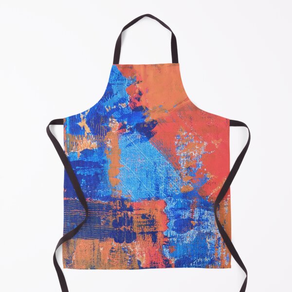 Item preview, Home Court - Orange & Blue New York Inspired Abstract Art designed and sold by FABOArt.